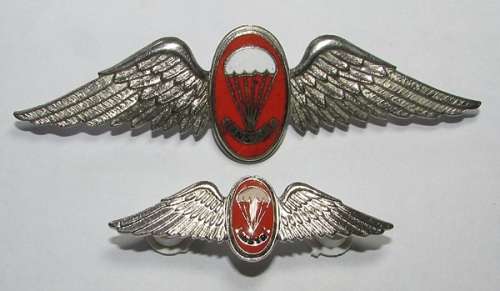 SADF - Parachute Freefall Instructor Full Size and Mess Dress Wing