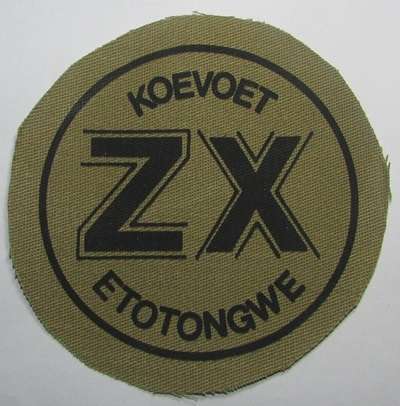 SADF - Koevoet Zulu X-Ray Patch