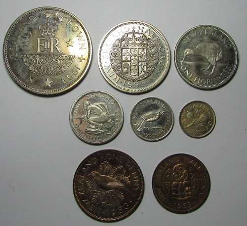 1953 New Zealand Complete Proof Set - Catalogue Value $155