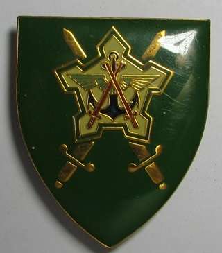 SADF -  Chief of the SADF Shoulder Flash ( Gold Type )