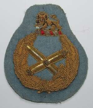 SADF - SAAF General Officers Bullion Wire Cap Badge