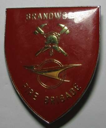 SA Airways Fire Brigade Shoulder Flash
