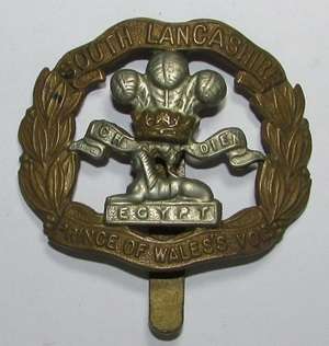 British Army South Lancashire Prince of Wales Cap Badge