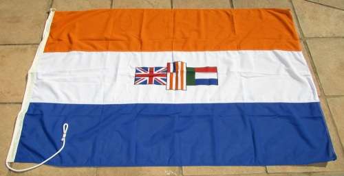 Old S.A. Ceremonial Flag ( Size - 180 x 120cm ) - Made by Monograms Flags 1989