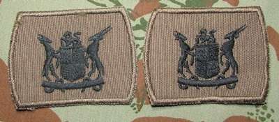 SADF - Army WO Embroidered Rank Badge Pair