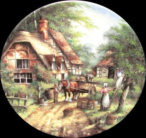 Wedgewood " The Apple Pickers " Collectors Plate