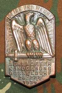 World War 2 Era German Tinnie Badge