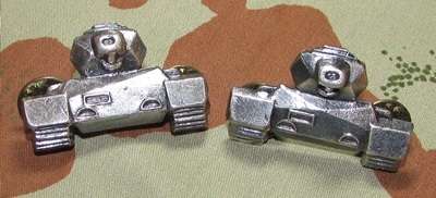 SADF - SWATF Armour Collar Badge Pair