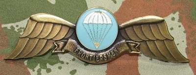 South Africa Legion of Frontiersmen Bronze Parachute Wing