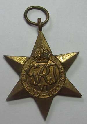 1939 To 1945 Star to 69165 W.J Cavanagh