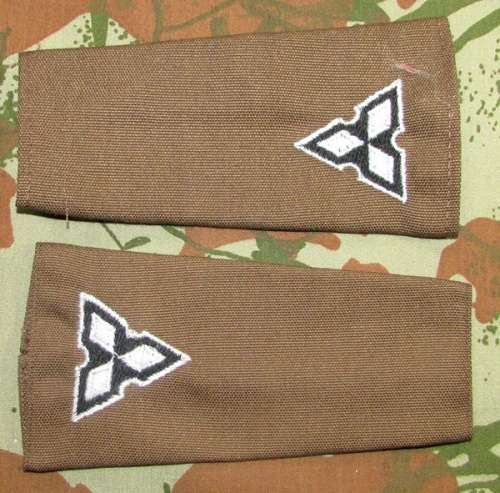 SADF - SWATF Major Slip on Rank Pair