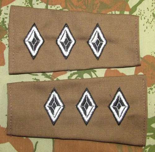 SADF - SWATF Captain Slip on Rank Pair