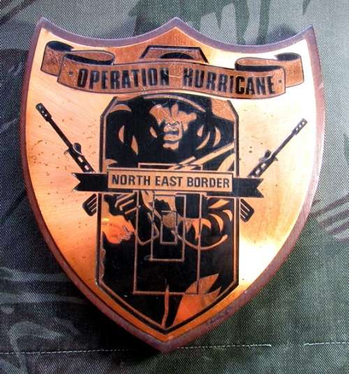 Rhodesia - Operation Hurricane Plaque