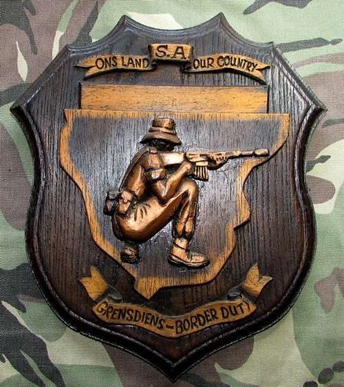 SADF - Ons Land/Our Land SA Border War Plaque