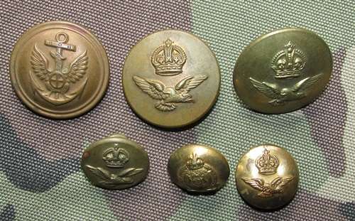 SADF - World War II Button Lot