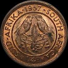 1957 Union of South Africa Farthing