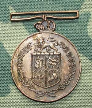 SA Police Faithfull Service Medal issued to S551465N Res Konst K.Muthwa
