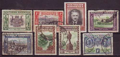 1940 Southern Rhodesia BSAC Golden Jubilee Used Set