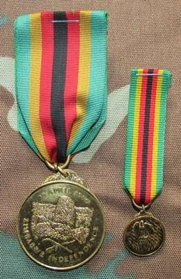 1980 Zimbabwe Independence Full Size with Miniature