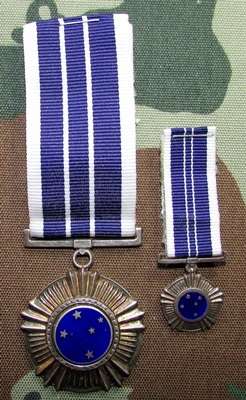 SADF - Silver Southern Cross with Miniature ( Numbered )