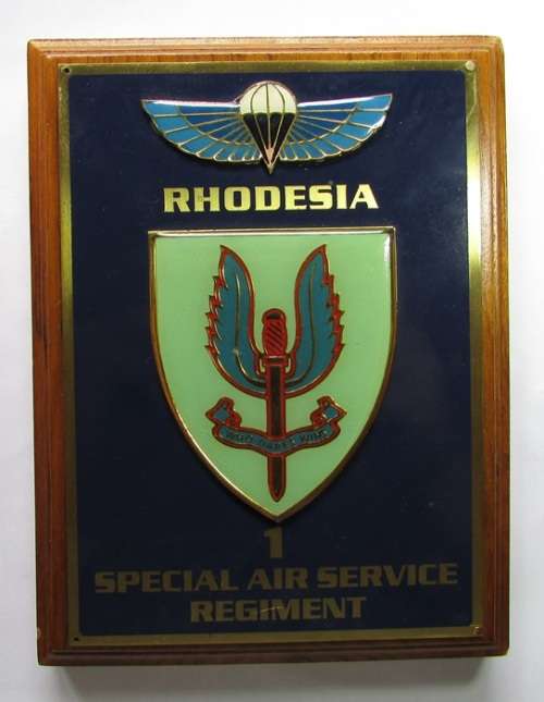 Rhodesia SAS Commemorative Plaque