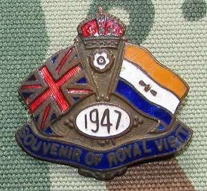 1947 Union of South Africa Commemorative Pin Badge