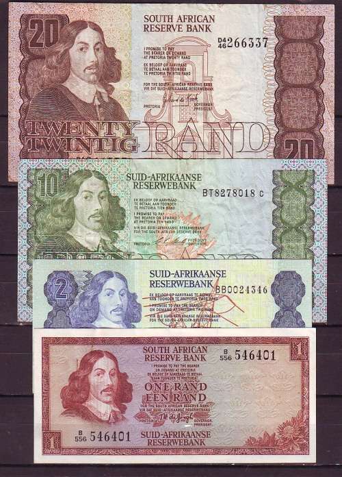 De Kock/Stals/De Jongh Type Set of Notes