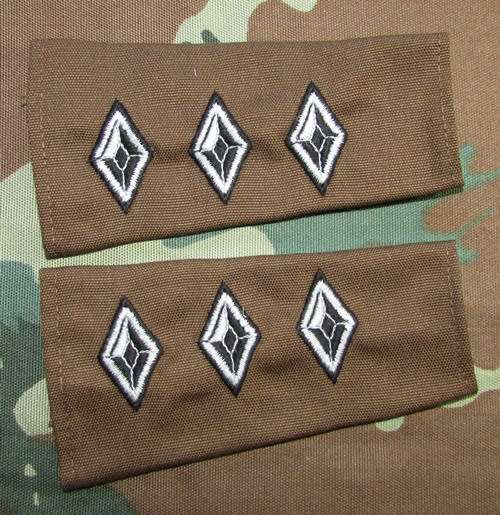 SADF - SWATF Captain Embroidered Rank Slip On