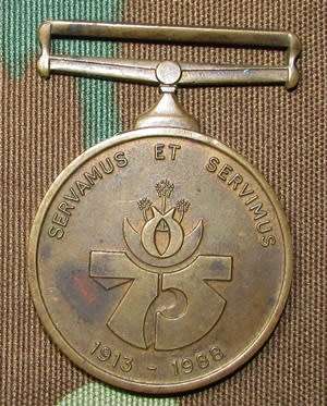 SAP 75 Years Full Size Medal