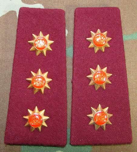 Bophuthatswana Police (Ex Homelands)  Senior Officers Rank Epaulettes