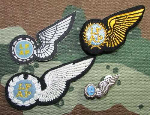 SADF - SAAF Air Photographer Wing Lot