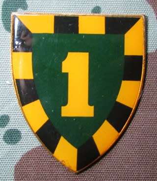 SADF - 1 SA Infantry Battalion Shoulder Flash ( First Type )