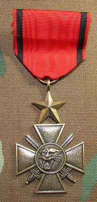Republic of Zaire ( Congo ) Cross for Bravery Full Size Medal