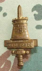 Rhodesia Guard Force Cap Badge