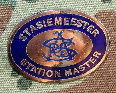 S.A.S/S.A.R Railway Station Master/Stasie Meester Badge