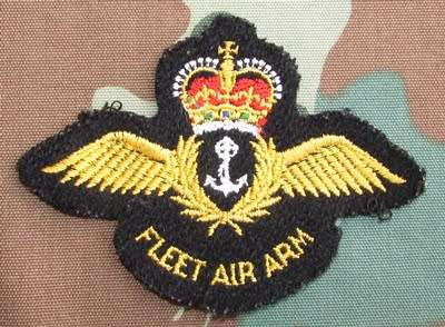 Fleet Air Arm Embroidered Wing