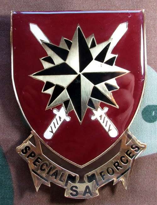 SADF - Recce/Special Forces HQ Plaque