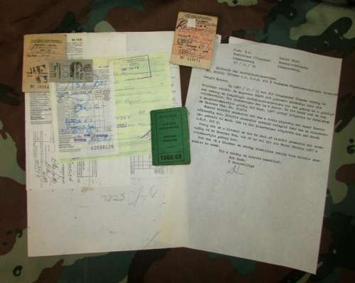 S.A.S/S.A.R Railway - Document and Ticket Lot