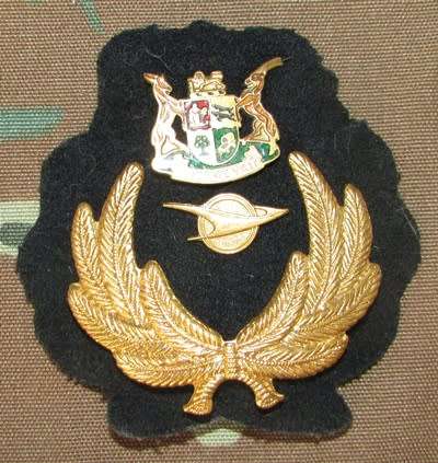 SA Railway and Harbours Bullion Wire Cap Badge