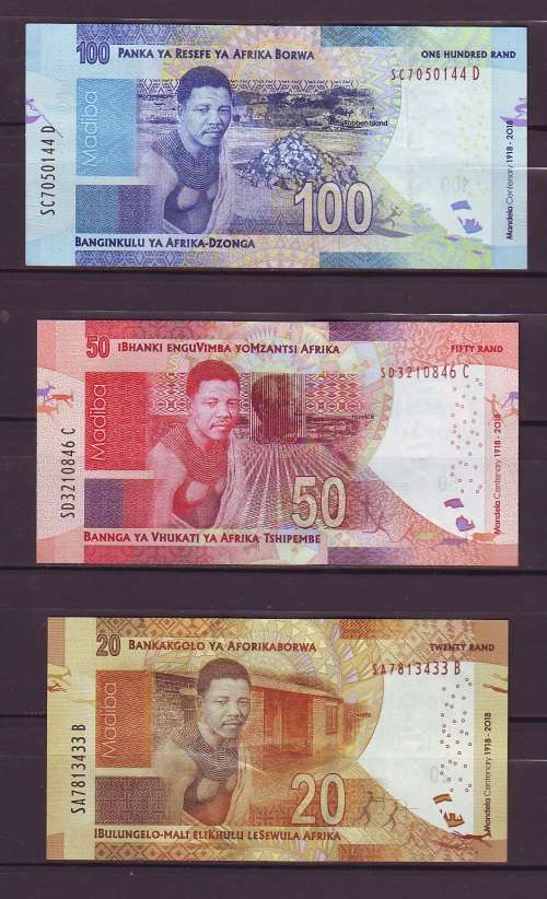 Mandela 100th Birthday Part Set