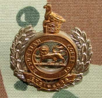 Rhodesia Engineers Cap Badge