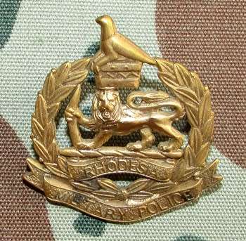 Rhodesia Military Police Cap Badge