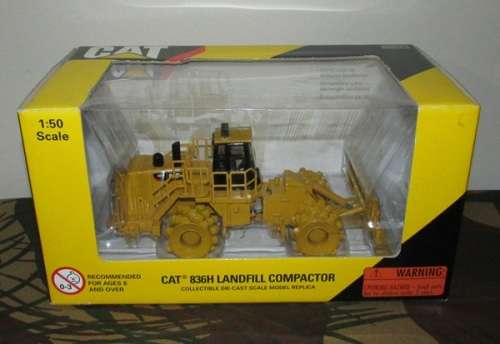 Bargain - 1/50 Scale CAT 836H Landfill Compactor