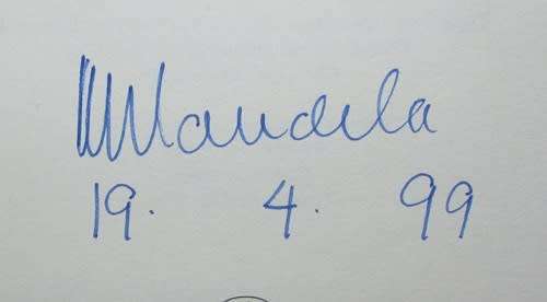 First Edition " Long Walk to Freedom " Signed by Nelson Mandela