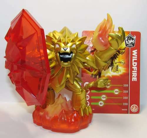 Skylanders Trap Team - Wildfire Figurine with Card