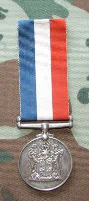 SADF - Full Size Silver Medal for War Service