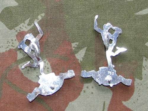 Signals Collar Badge Pair