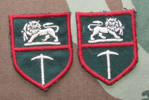 Rhodesia - Army Troop Patches
