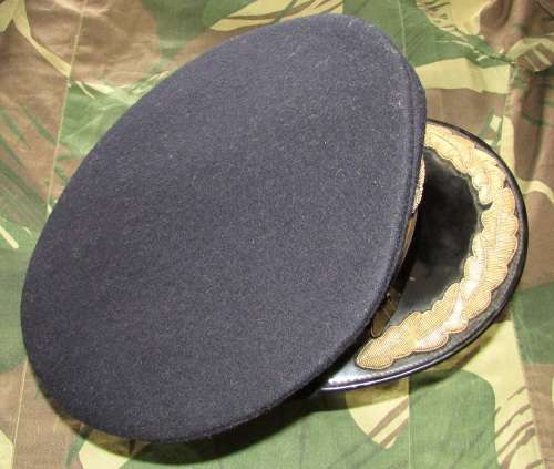 Rhodesia - " Original Period " - BSAP Officers Peak Cap in Excellent Condition