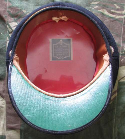 Rhodesia - " Original Period " - BSAP Officers Peak Cap in Excellent Condition